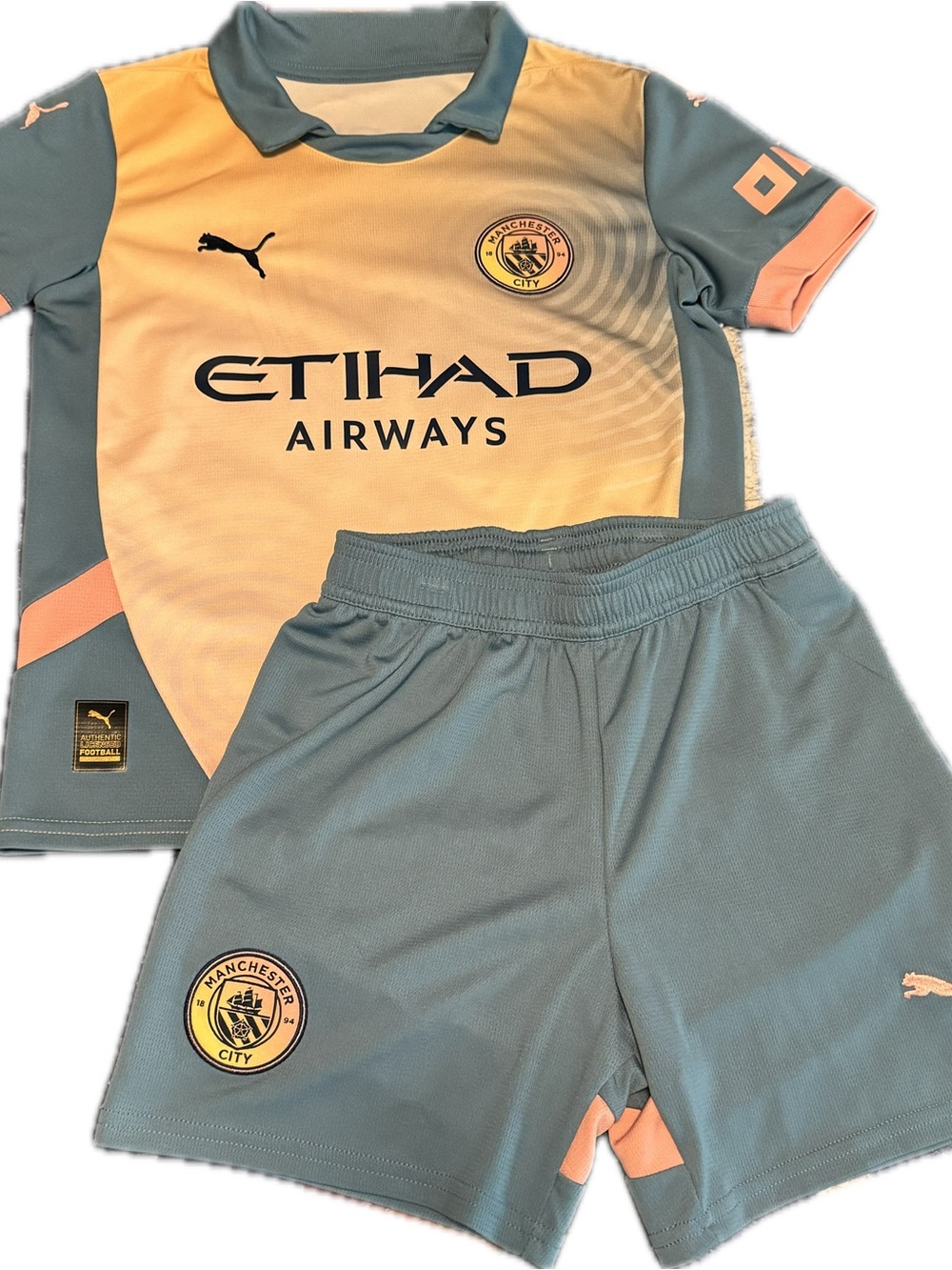 Puma Kids Manchester City Rodrigo 16 Football Set
